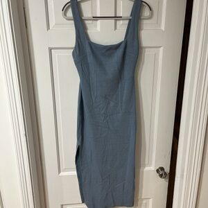 Hello Molly Dusty Blue Knit Top